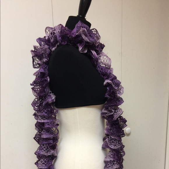 Purple Passion Ruffle Scarf - Picture 3 of 5